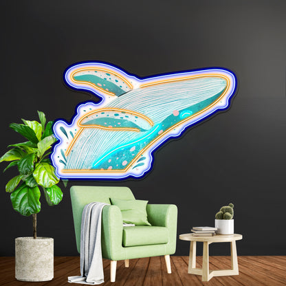 Cute Whale Neon Signs For Custom Neon Signs