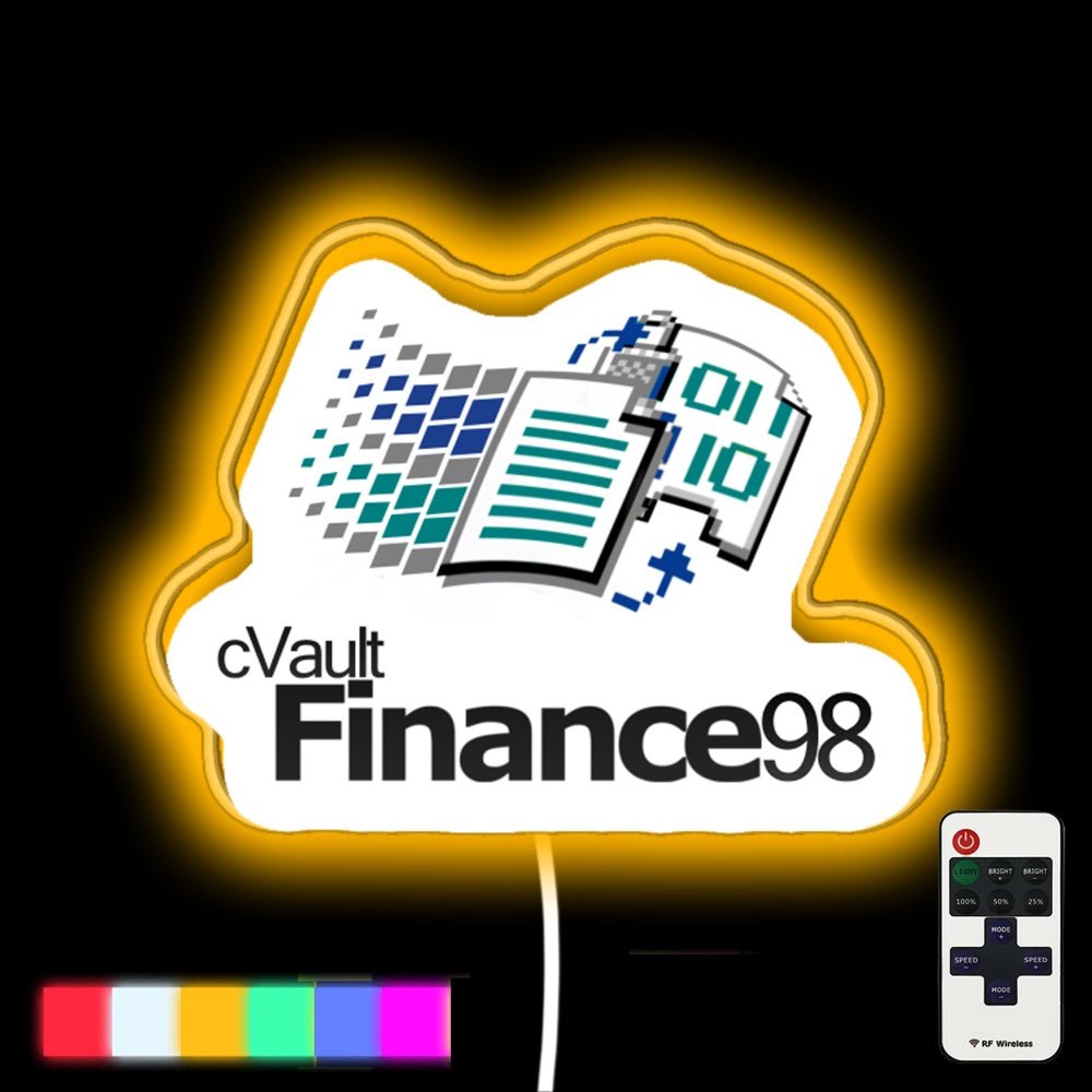 Cvault Finance 98 Rgb Led Neon Sign - Shineneon