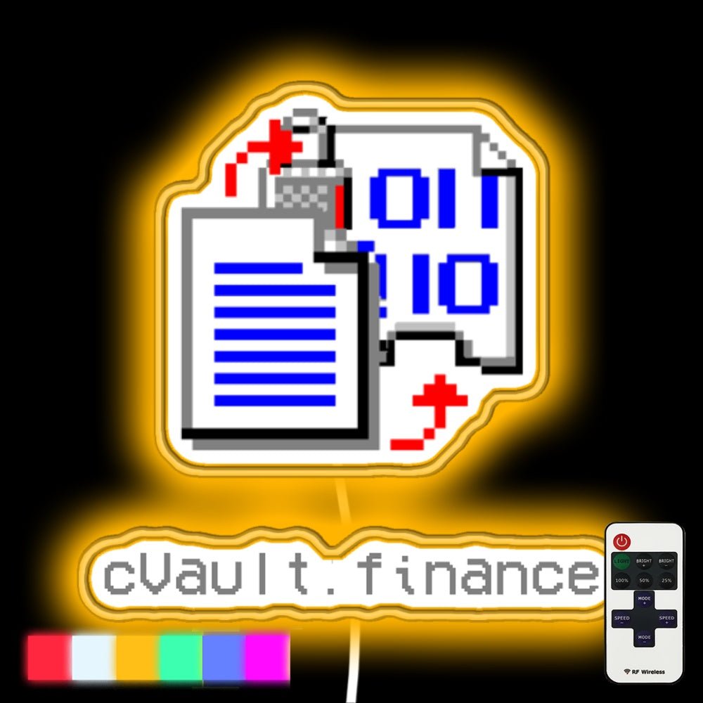 Cvault Finance Core Led Neon Sign - Shineneon