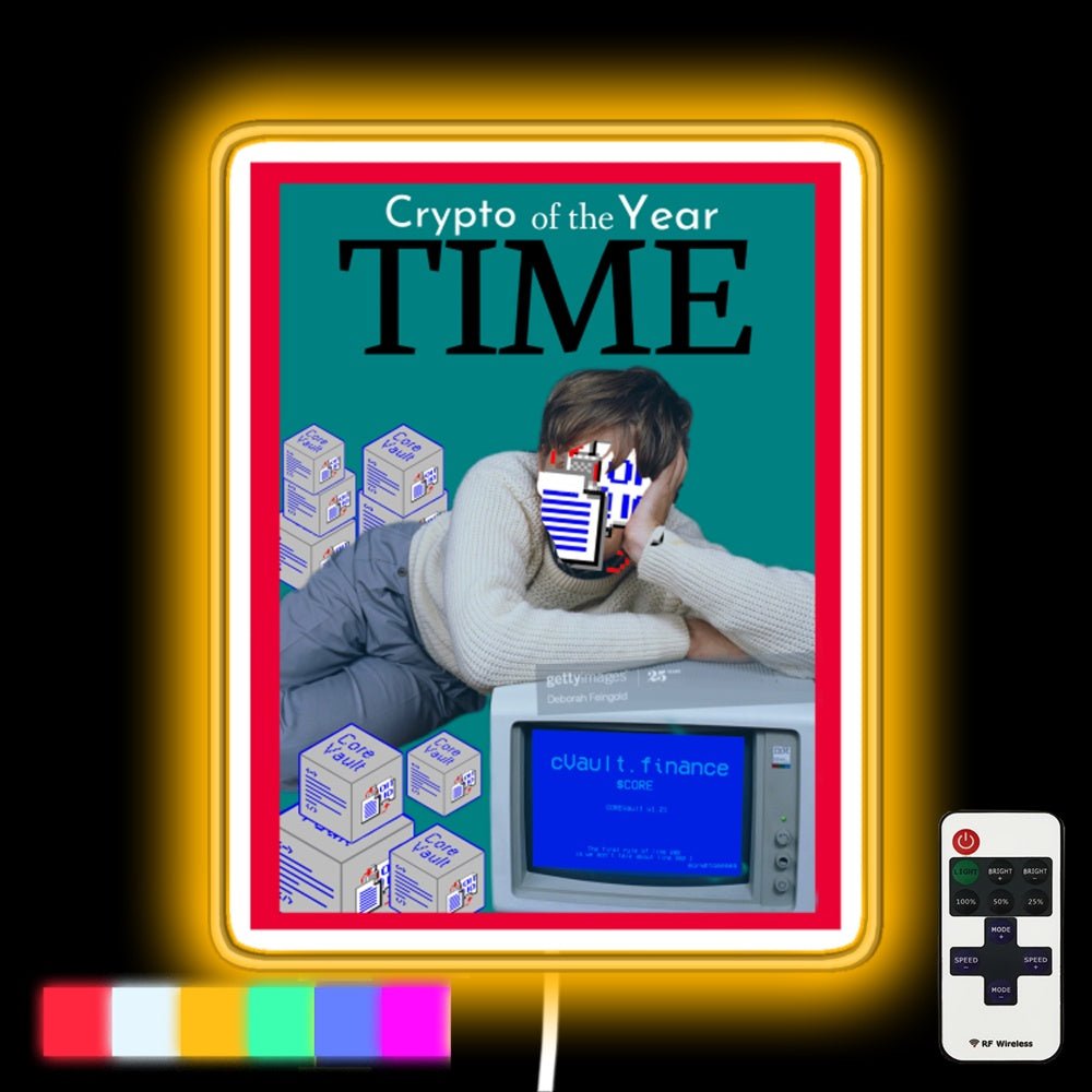 Cvault Finance Time Edition Led Neon Sign - Shineneon