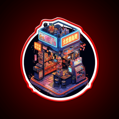 Cyber City Chinatown Market Asian Cultural Led Neon Sign Rgb Color - Shineneon