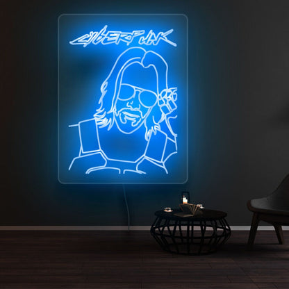 Cyberpunk 2077 Keanu Reeves Led Neon Sign - Shineneon