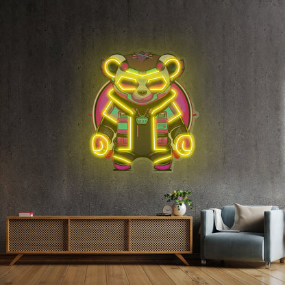 Cyberpunk Panda Led Neon Sign Light Custom Led Signs - Shineneon