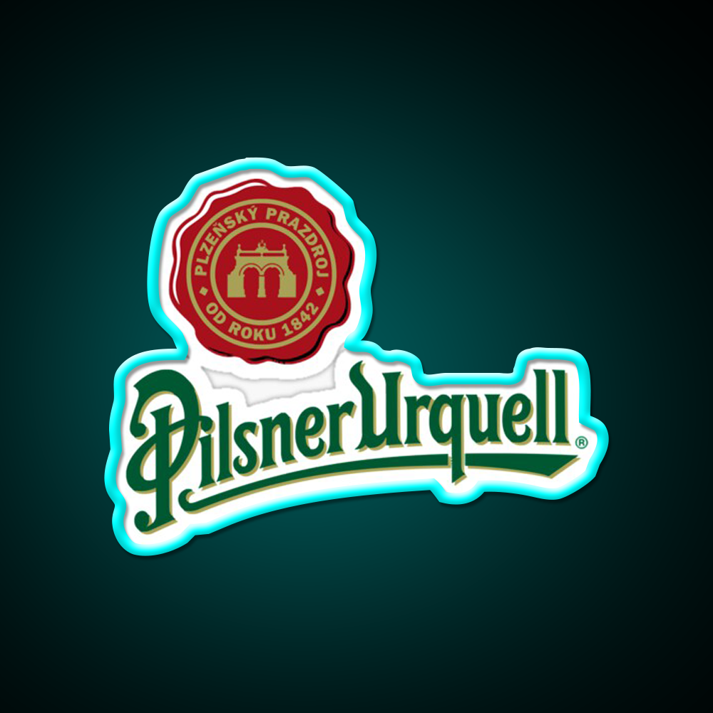 Czechia Pilsner Urquell World Beer Bar Decor Led Neon Sign Rgb Color - Size and dimension reference