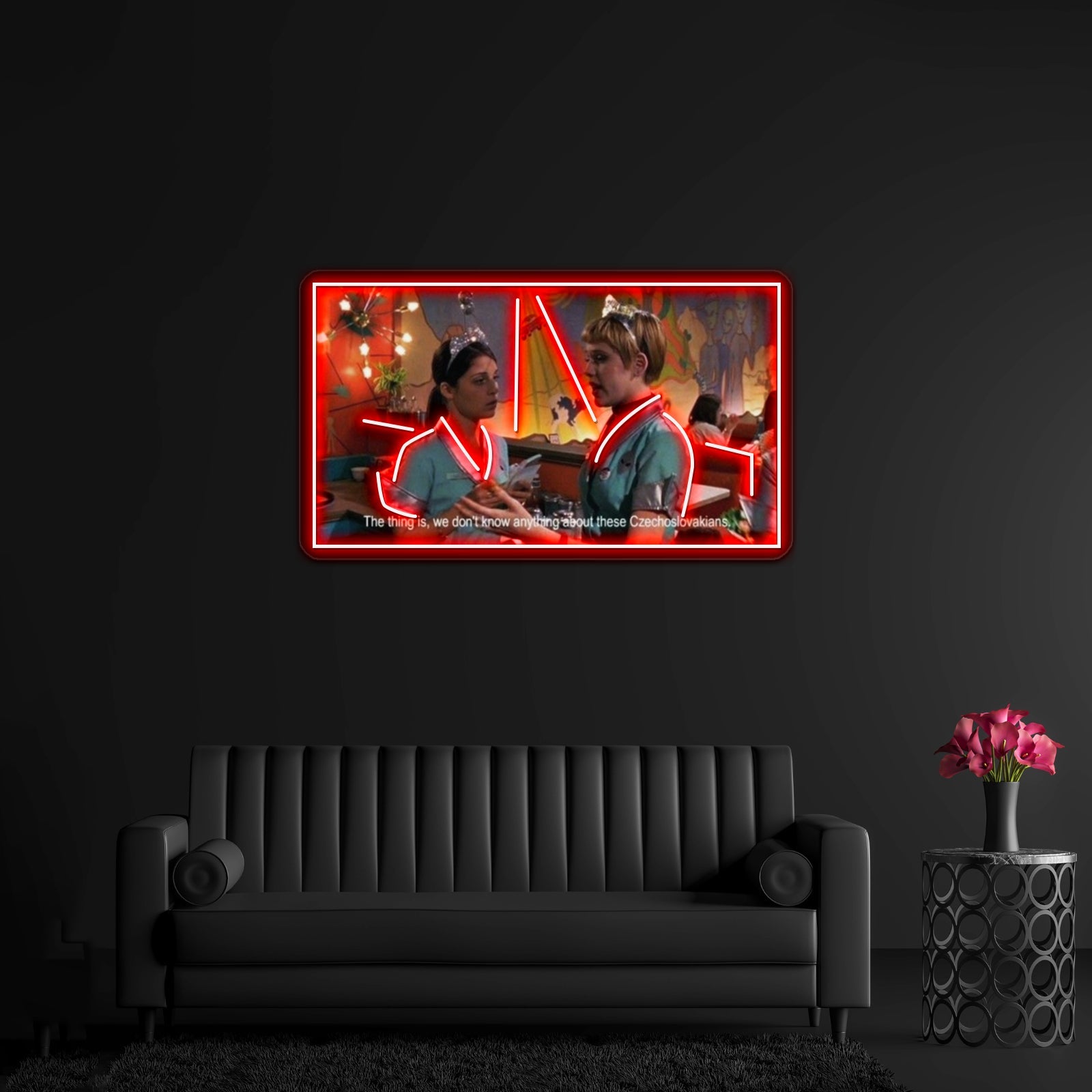 Czechoslovakian Roswell Artwork Business Led Sign - Shineneon