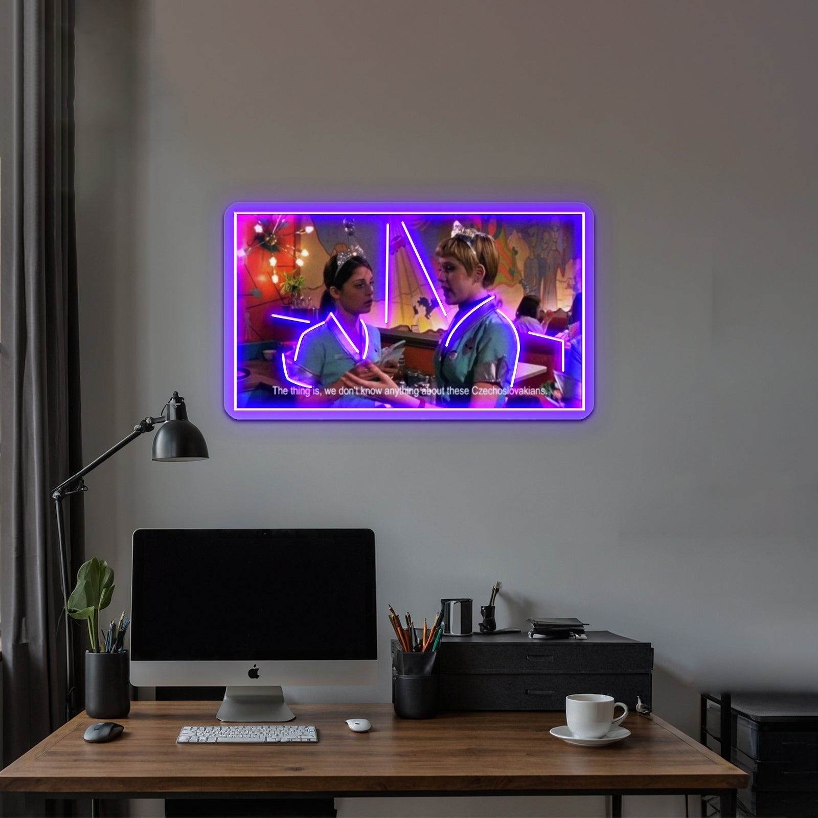 Czechoslovakian Roswell Artwork Business Led Sign - Shineneon