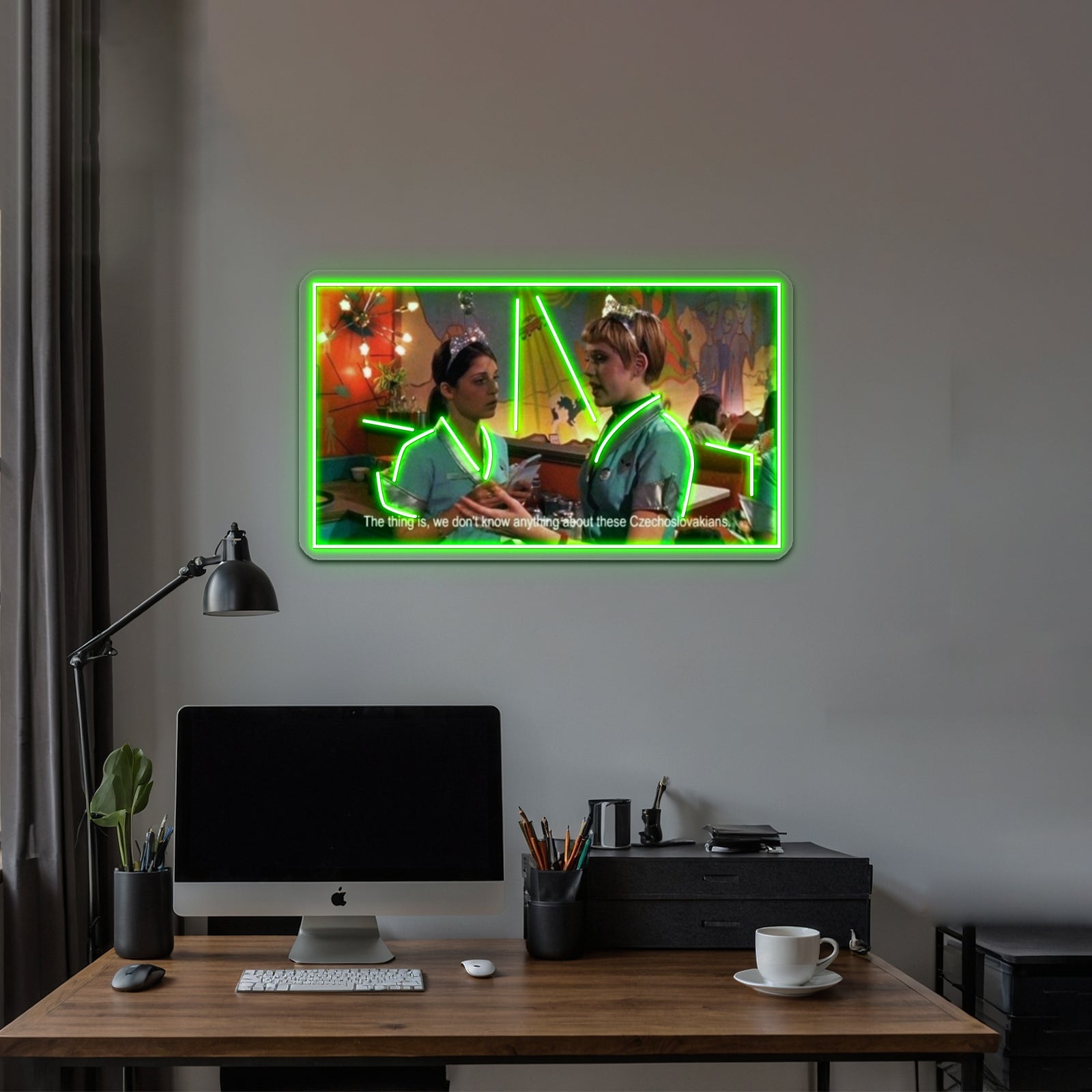 Czechoslovakian Roswell Artwork Business Led Sign - Shineneon