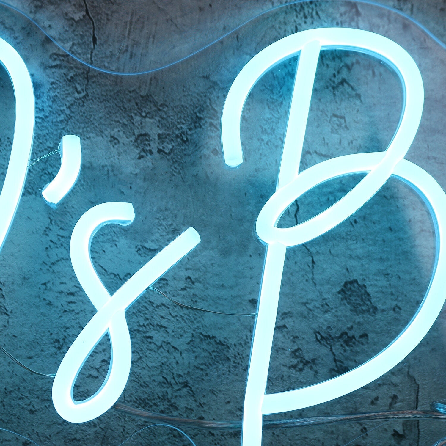 D And Ds Bnb Blue Led Neon Sign - Shineneon