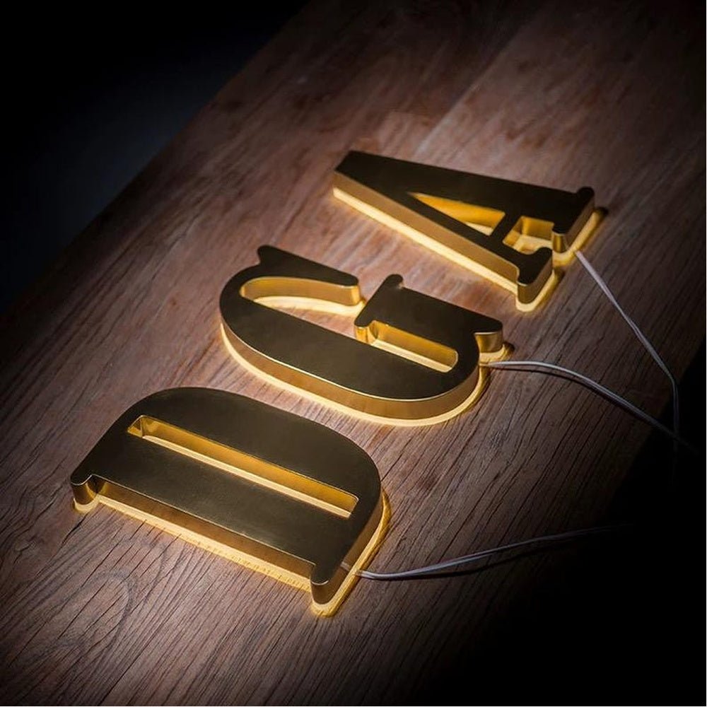 D G A 3D Backlit Channel Letters Led Light Sign - Shineneon