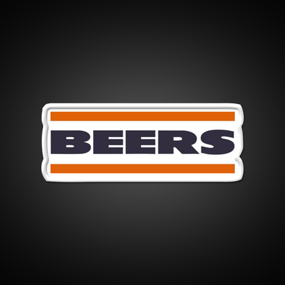Da Beers Chicago Bears Beer Bar Decor Led Neon Sign Rgb Color - LED neon sign view 11