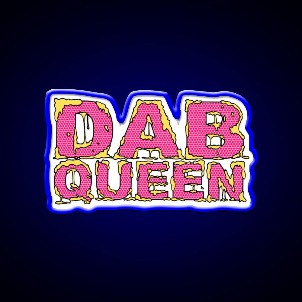Dab Queen Hemp Inspired Green Leaf Led Neon Sign Rgb Color - LED neon sign view 5