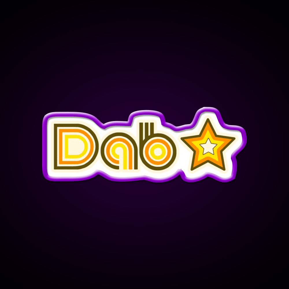 Dab Star Hemp Inspired Green Leaf Led Neon Sign Rgb Color - Shineneon