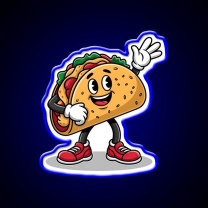 Dabbing Taco Cinco De Mayo Taco Led Neon Sign Mexican Food Sign Rgb Color - Shineneon