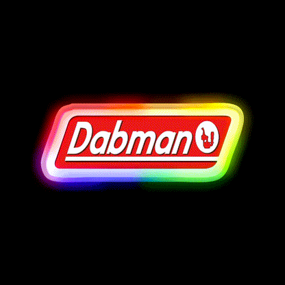 Dabman Hemp Inspired Green Leaf Led Neon Sign Rgb Color - LED neon sign close-up detail