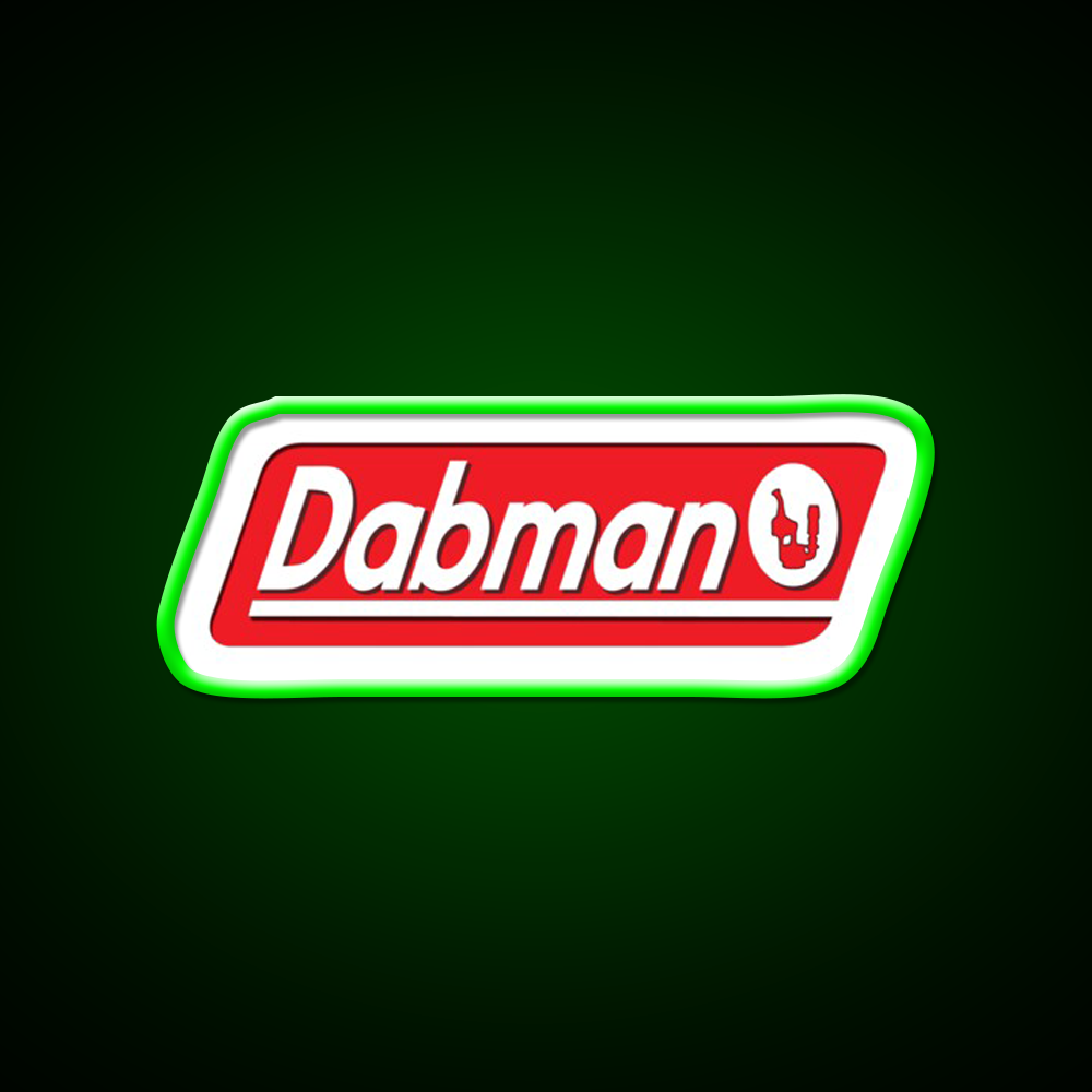 Dabman Hemp Inspired Green Leaf Led Neon Sign Rgb Color - LED neon sign view 8