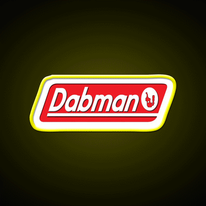 Dabman Hemp Inspired Green Leaf Led Neon Sign Rgb Color - Custom LED neon sign front view