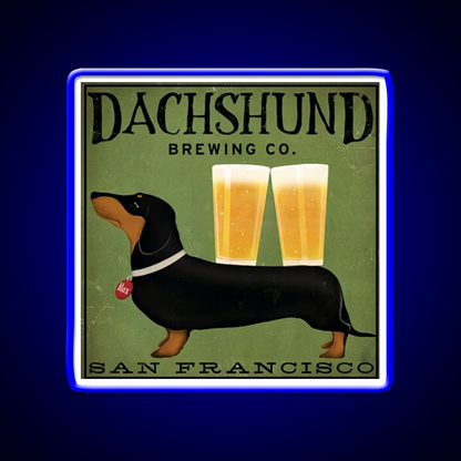 Dachshund Brewing Co Beer Bar Decor Led Neon Sign Rgb Color - LED neon sign view 5