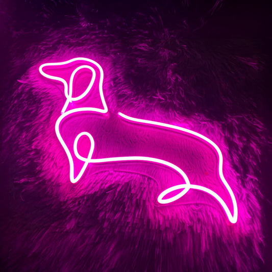 Dachshund Dog Led Sign