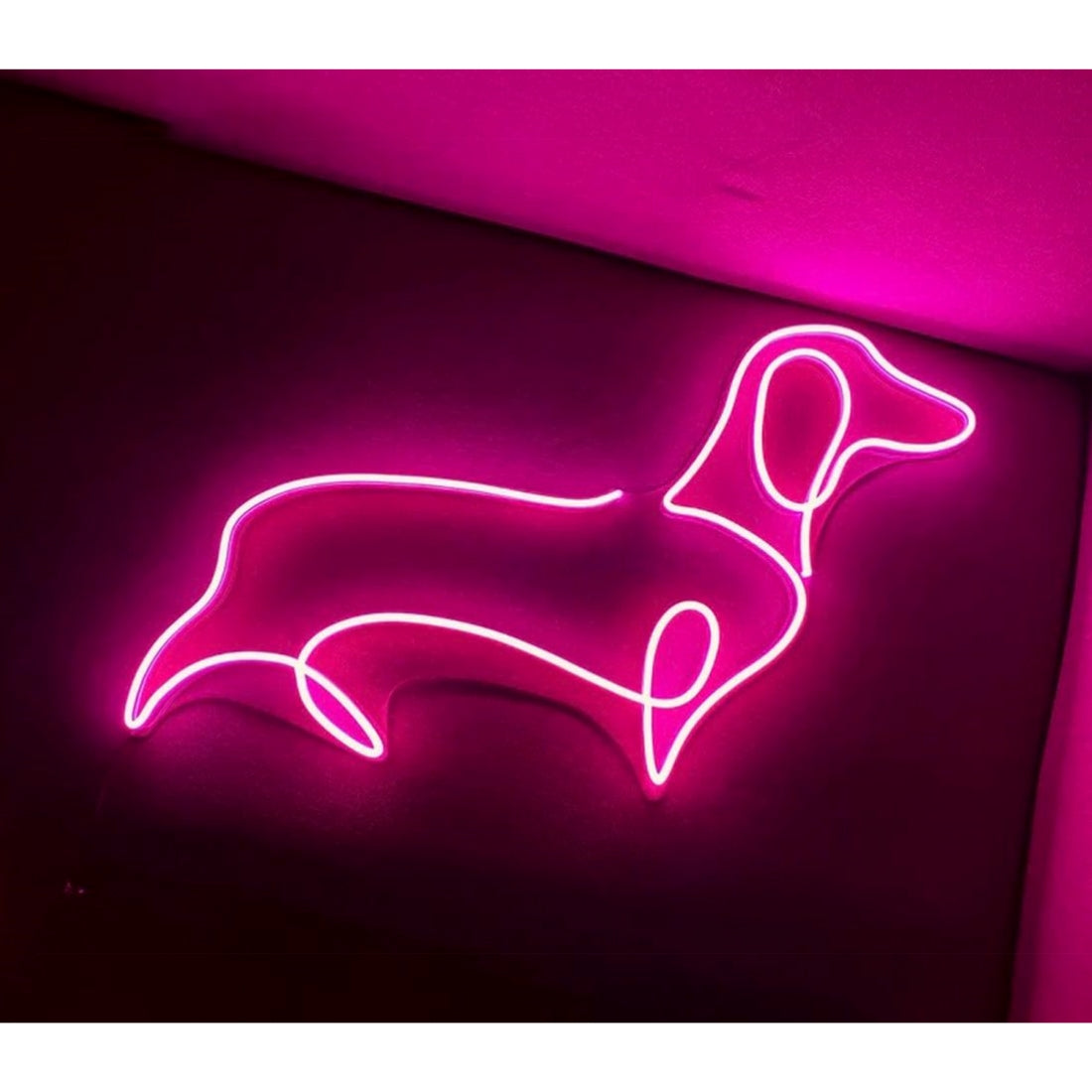 Dachshund Dog Led Sign Business Neon Sign