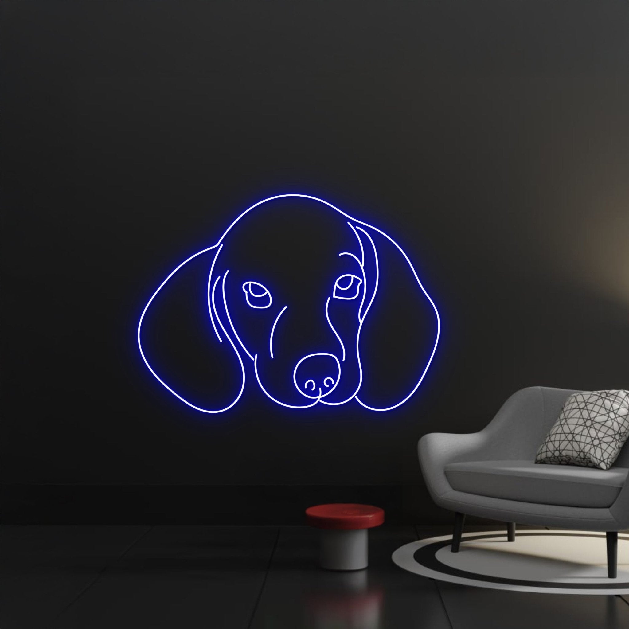 Dachshund Head Led Sign - Shineneon