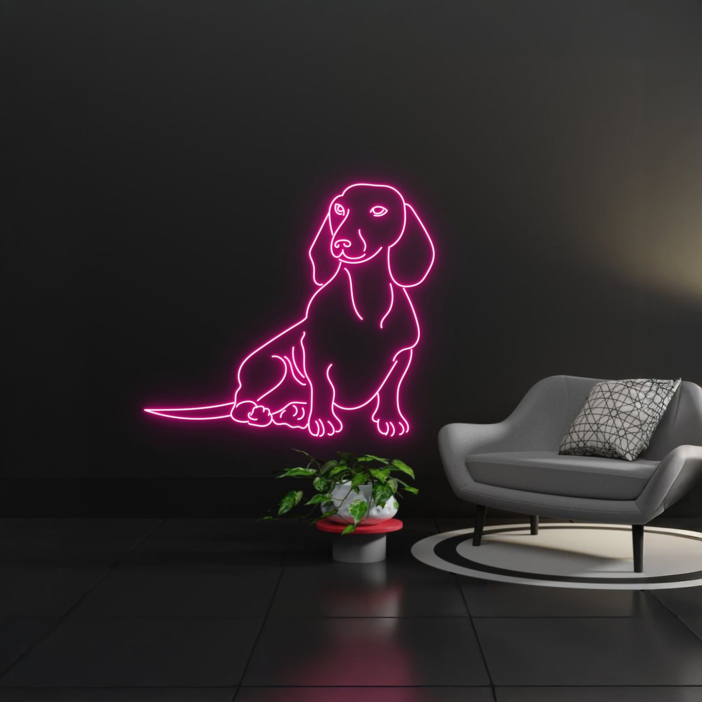 Dachshund Led Sign