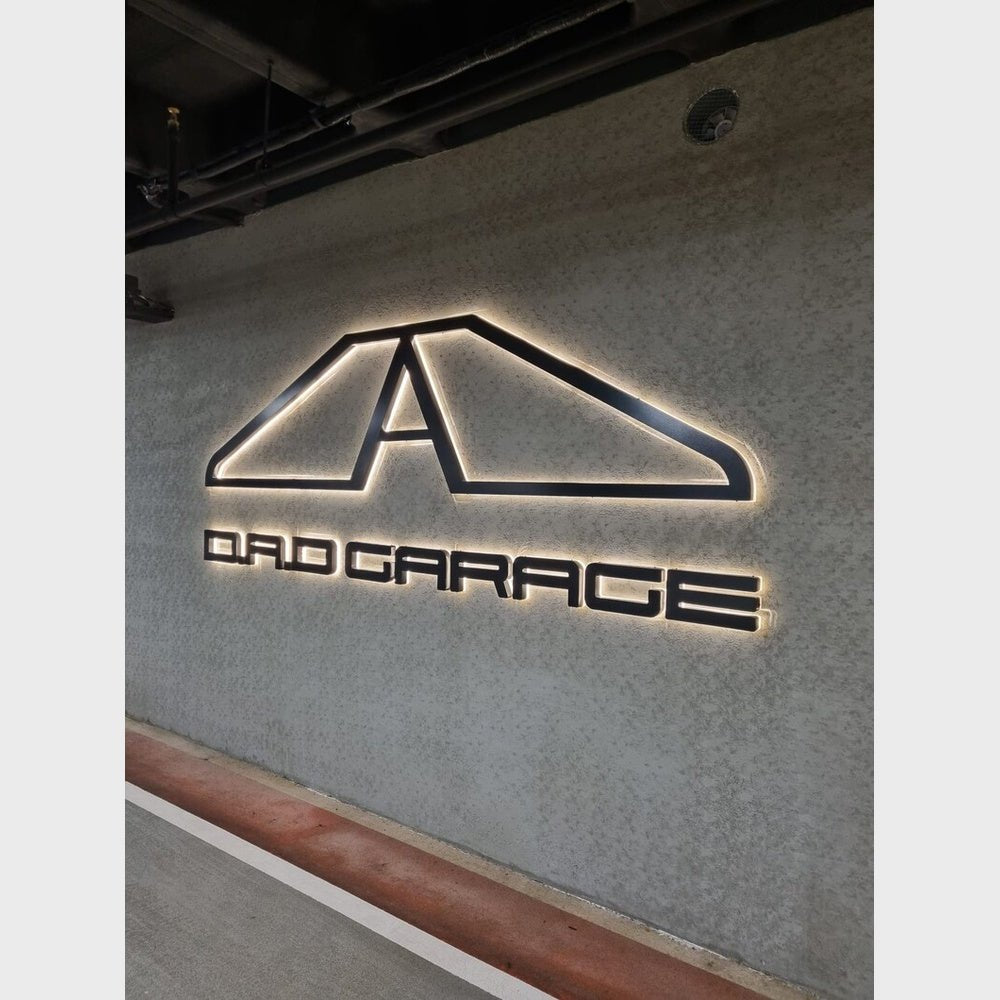 Dad Garage 3D Backlit Channel Letters Led Light Sign - Shineneon