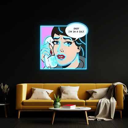 Daria Sick Sad World Artwork Affordable Custom Neon Signs