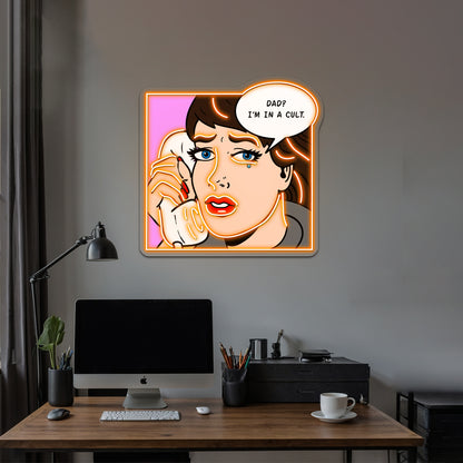 Daria Sick Sad World Artwork Affordable Custom Neon Signs