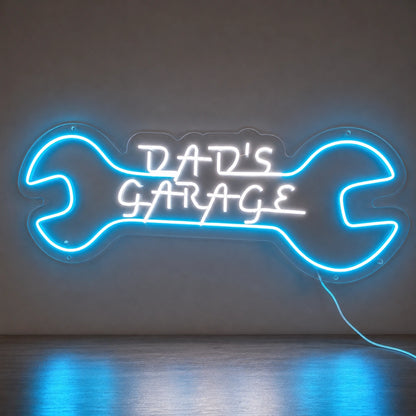 Dad's Wrench Garage Neon Sign LED Neon Sign main product image