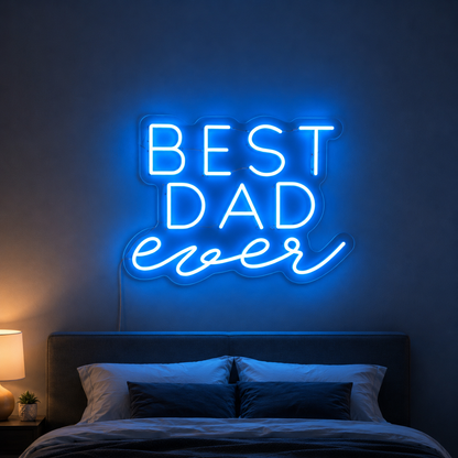 Dad Warm White Wall Decor LED Neon Sign main product image