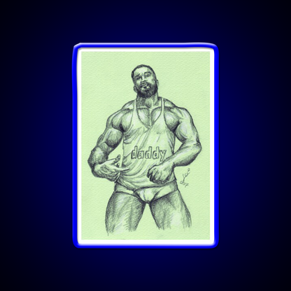 Daddy Gym Fitness Led Neon Sign Rgb Color - LED neon sign view 5