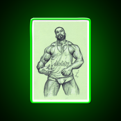 Daddy Gym Fitness Led Neon Sign Rgb Color - LED neon sign view 8