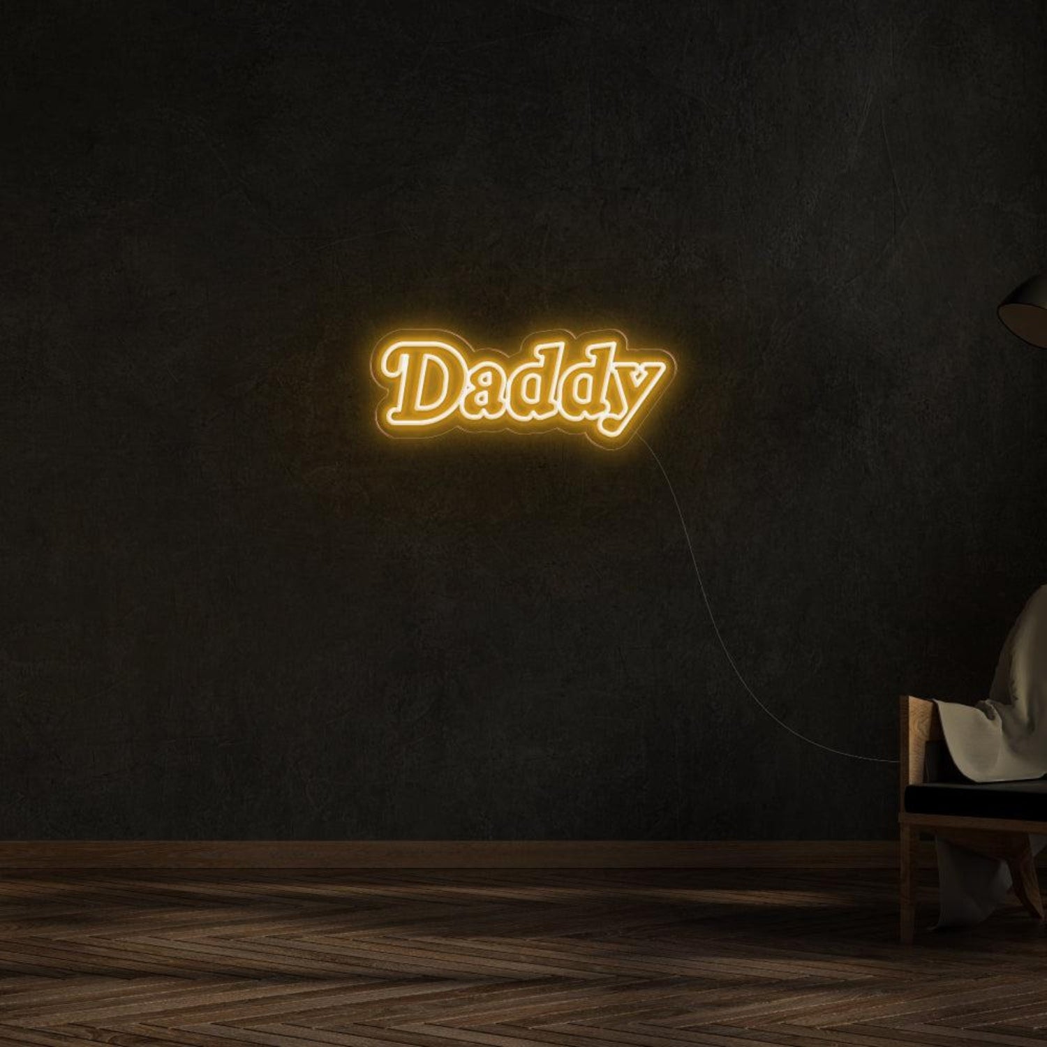 Daddy Orange Led Neon Sign Warm Home Decor Indoor Wall Art | Shineneon