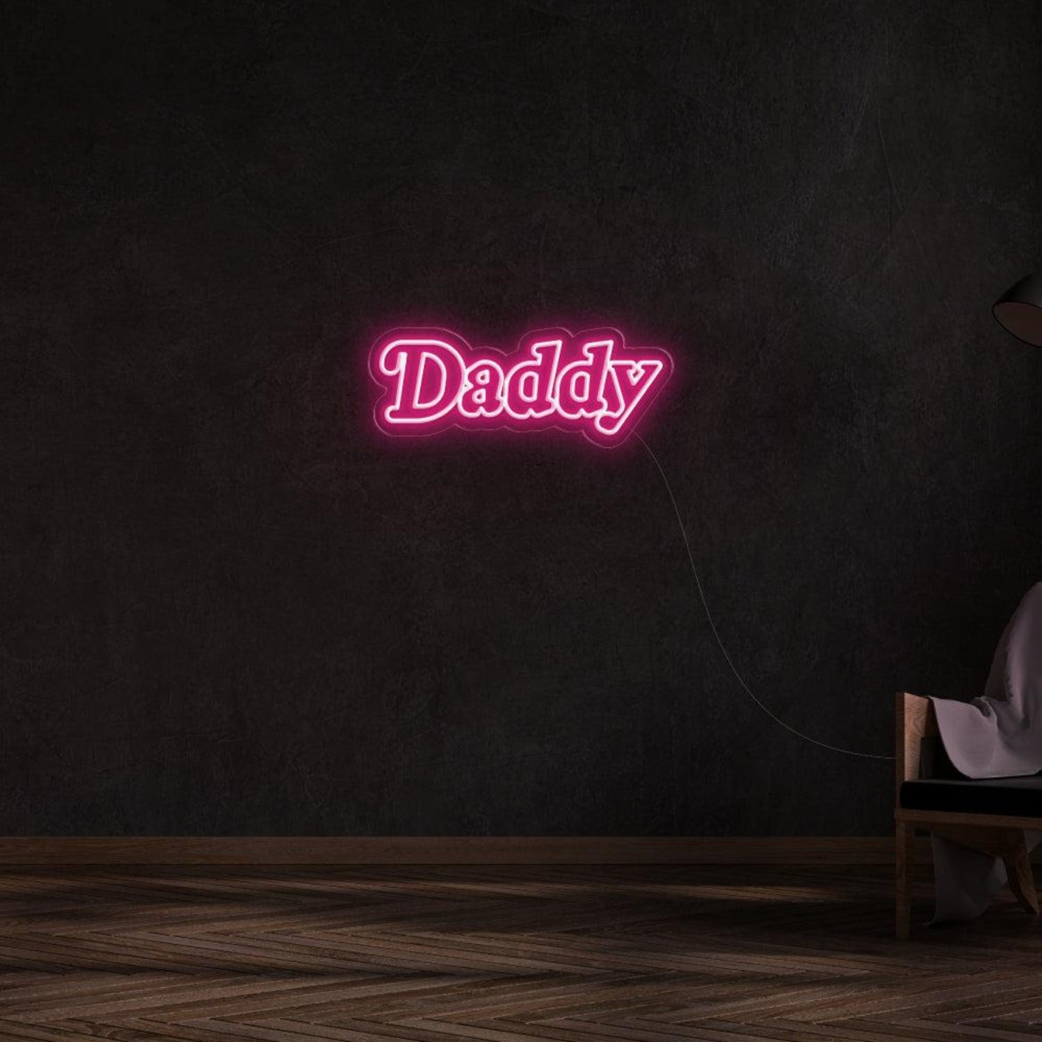 Daddy Orange Led Neon Sign Warm Home Decor Indoor Wall Art | Shineneon