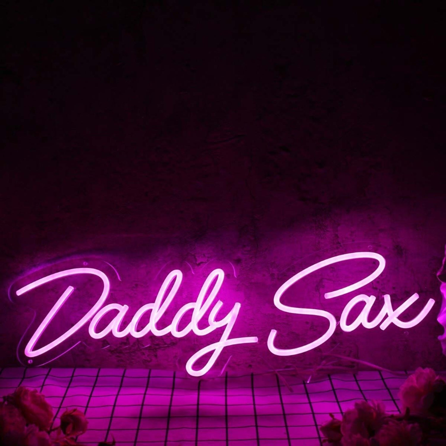 Daddy Sax Pink Led Neon Sign - Shineneon