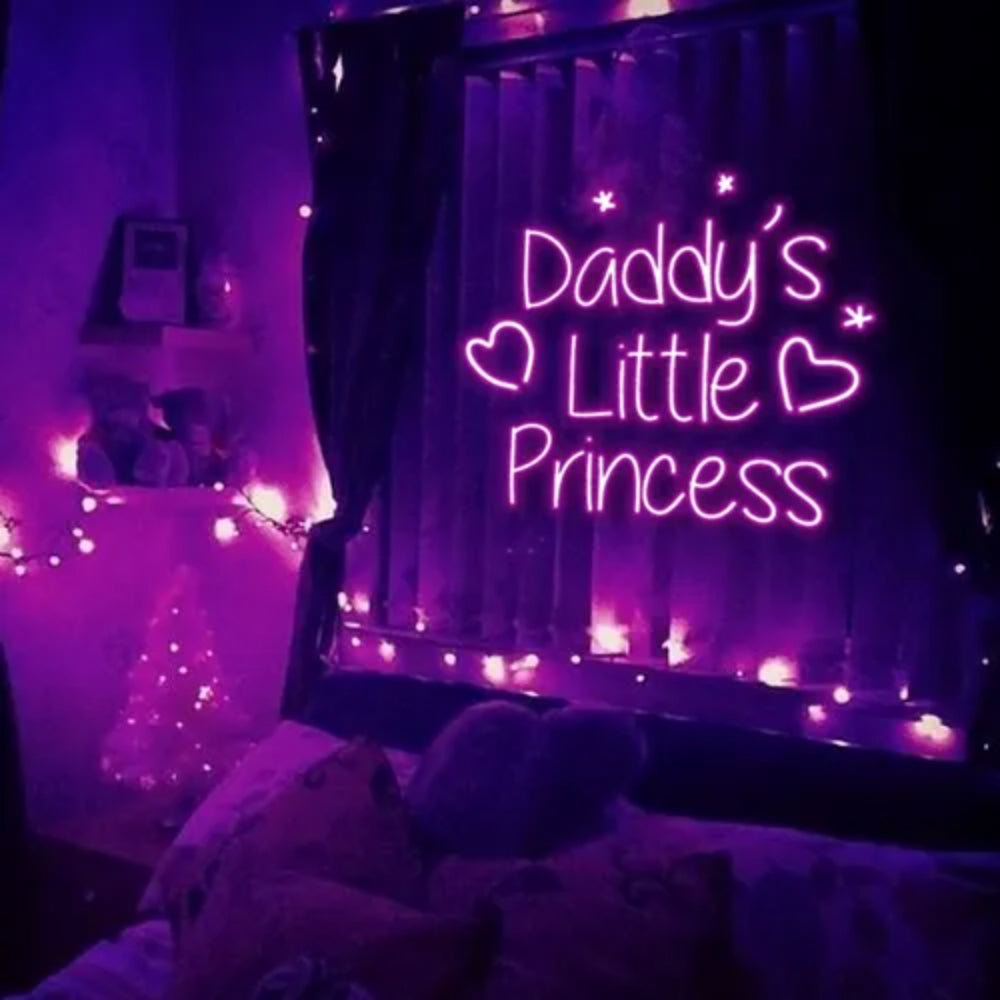 Daddys Little Princess Led Neon Sign | Shineneon