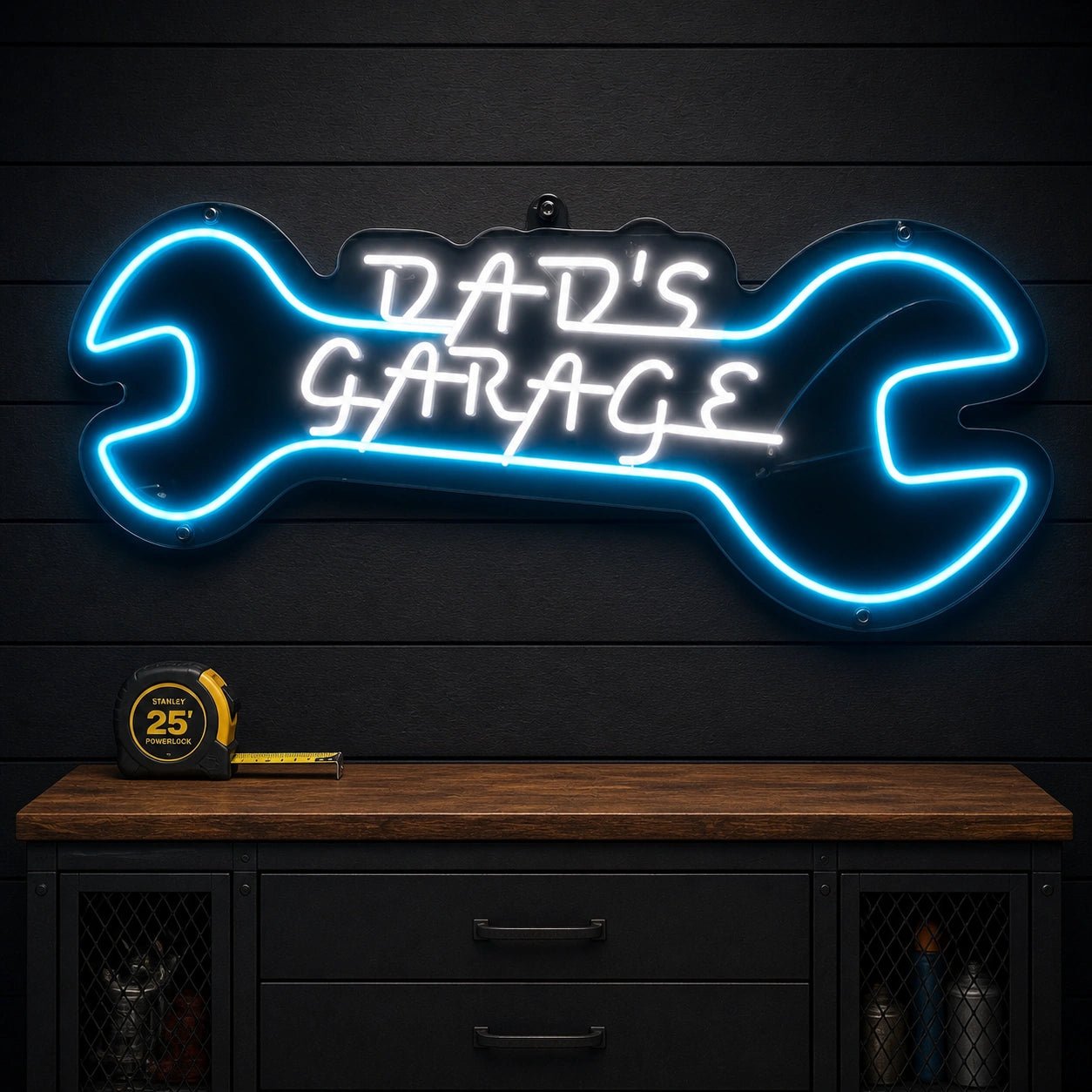 Dads Garage Vintage LED Neon Sign - Shineneon