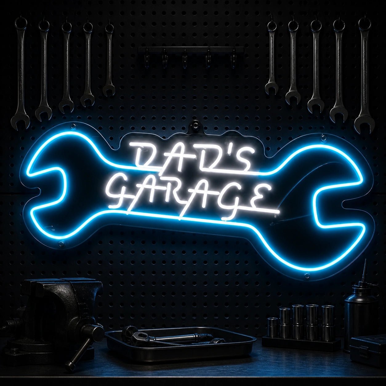 Dads Garage Vintage LED Neon Sign - Shineneon