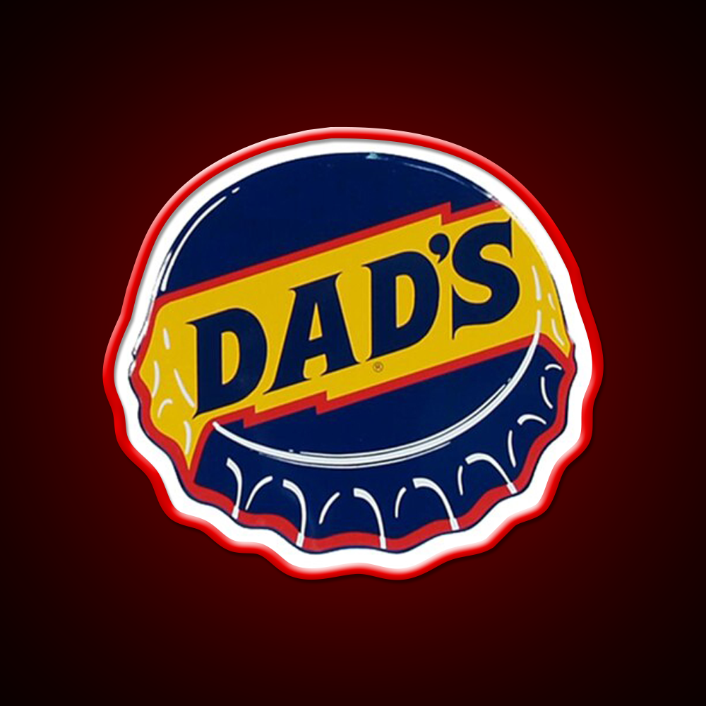 Dads Root Beer Bar Decor Led Neon Sign Rgb Color