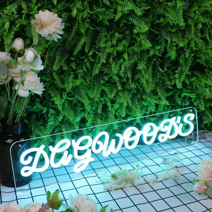 Dagwoods Blue Led Neon Sign - Shineneon