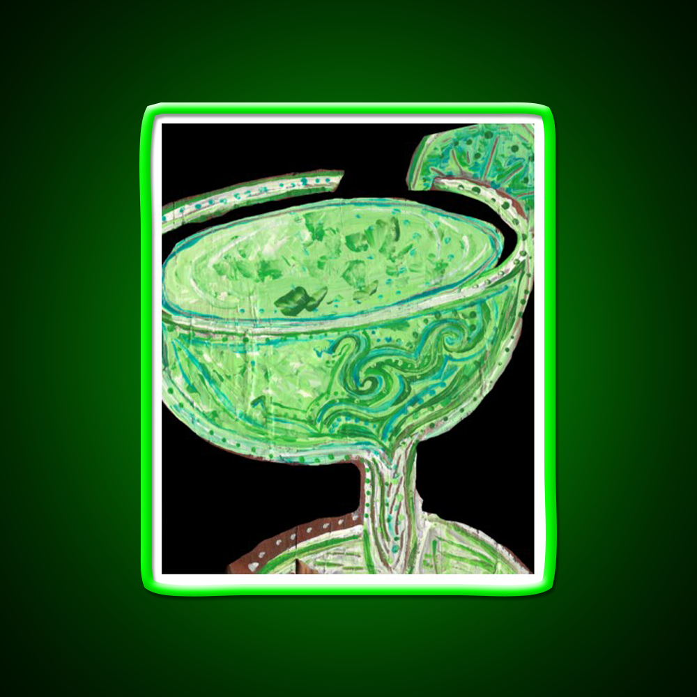 Daiquiri Black Background Cocktail Bar Decor Led Neon Sign Rgb Color - LED neon sign view 8