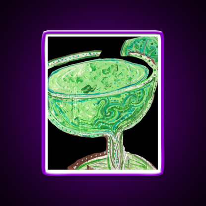 Daiquiri Black Background Cocktail Bar Decor Led Neon Sign Rgb Color - LED neon sign view 9