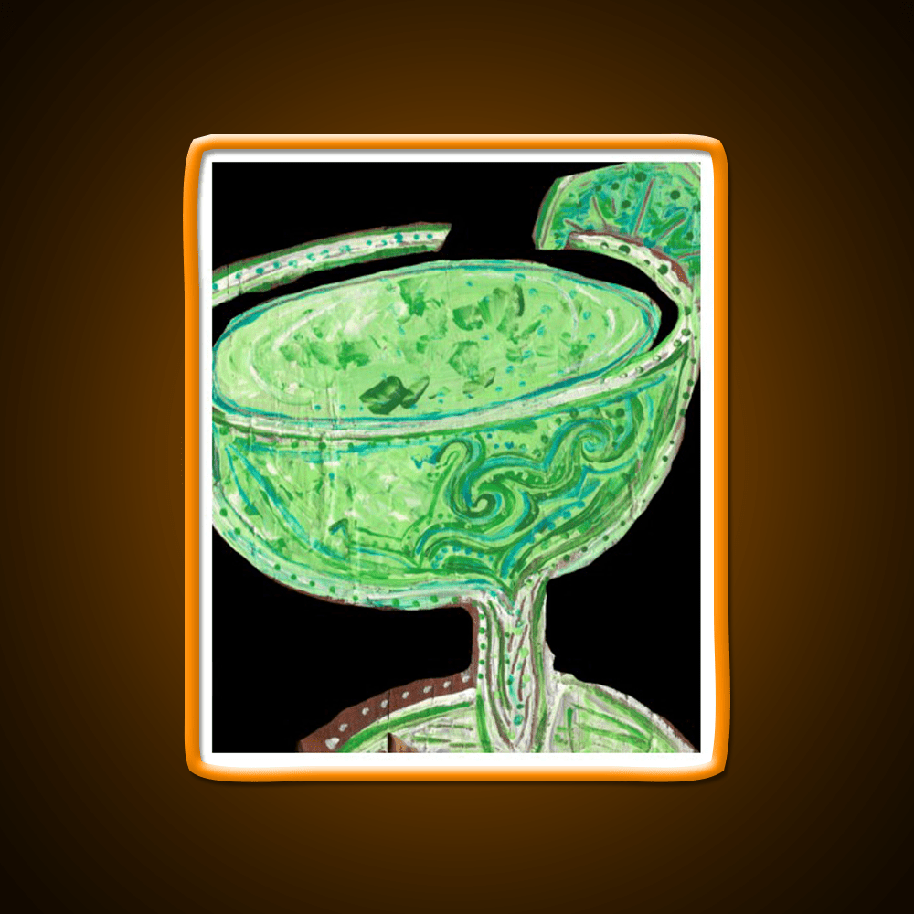 Daiquiri Black Background Cocktail Bar Decor Led Neon Sign Rgb Color - Shineneon
