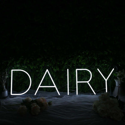 Dairy White Led Neon Sign | Shineneon