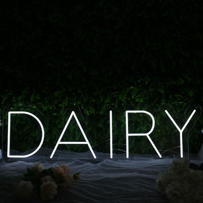 Dairy White Led Neon Sign | Shineneon