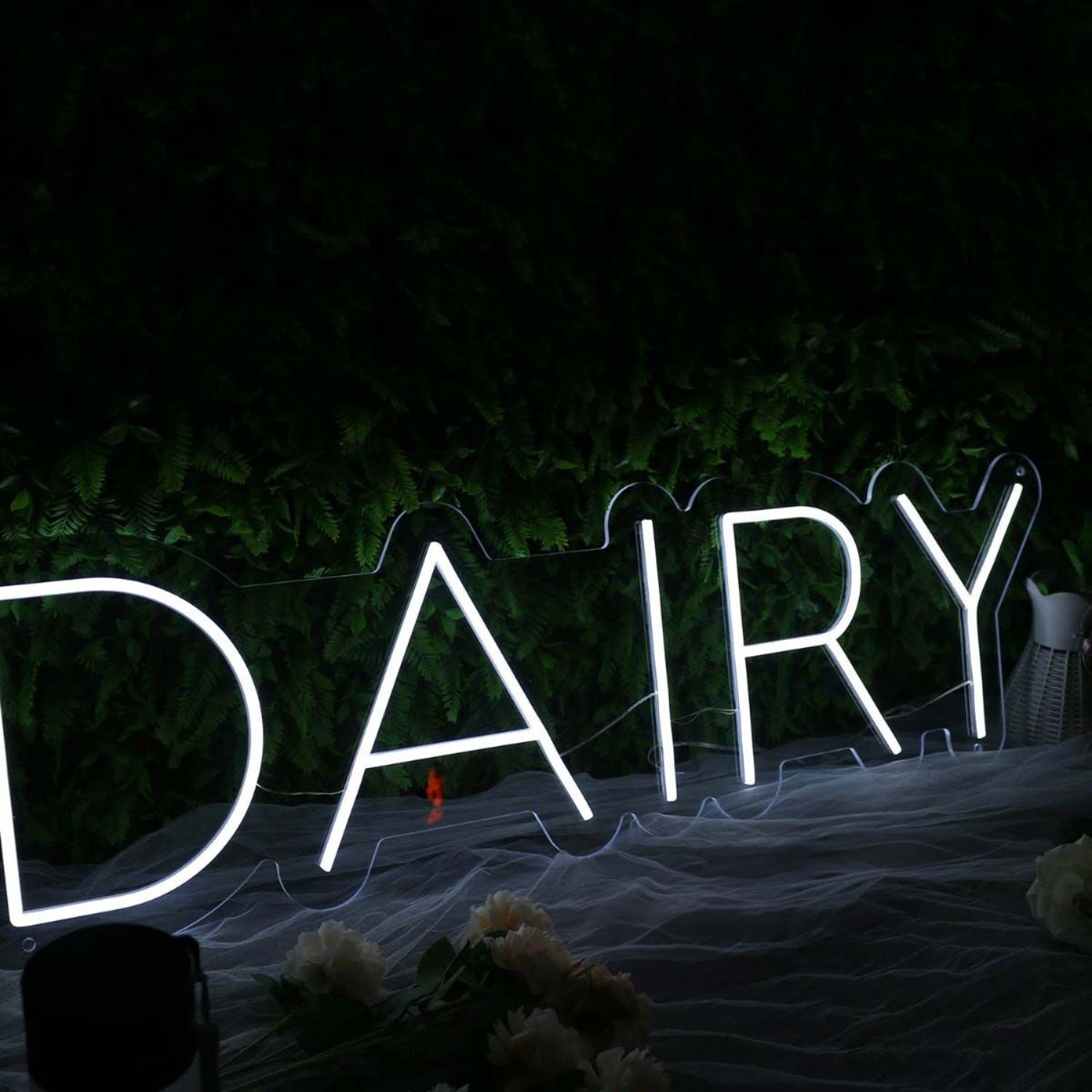 Dairy White Led Neon Sign | Shineneon