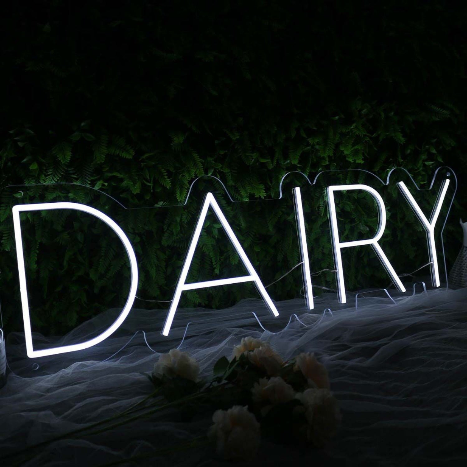 Dairy White Led Neon Sign | Shineneon