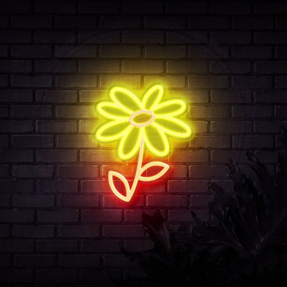 Daisy Led Neon Sign For Floral And Elegant Decor - Shineneon