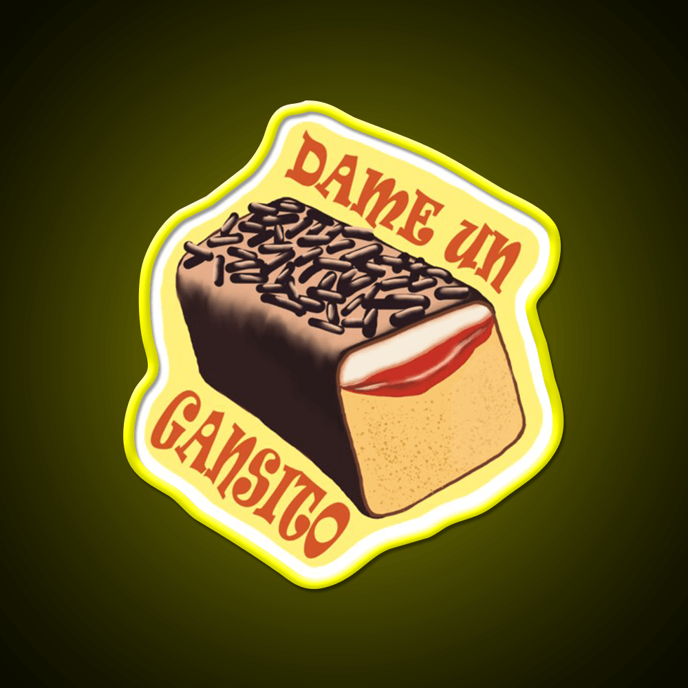 Dame Un Gansito Snack Food Led Neon Sign Rgb Color - Shineneon
