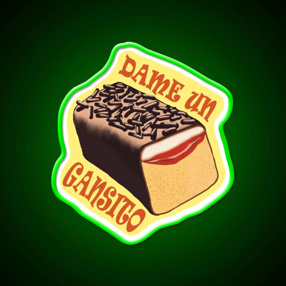 Dame Un Gansito Snack Food Led Neon Sign Rgb Color - Shineneon